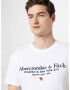 Abercrombie & Fitch Tričko tmavomodrá / hnedá / žltá / biela - Pepit.sk