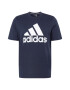 ADIDAS PERFORMANCE Funkčné tričko 'Bade of Sport' námornícka modrá / biela - Pepit.sk