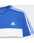 ADIDAS PERFORMANCE Funkčné tričko 'Tiberio' modrá / sivá melírovaná / biela - Pepit.sk