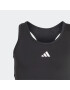 ADIDAS PERFORMANCE Športový top 'Aeroready Techfit' čierna / biela - Pepit.sk