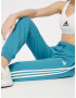 ADIDAS SPORTSWEAR Športové nohavice 'Essentials' modrozelená / biela - Pepit.sk