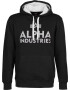 ALPHA INDUSTRIES Mikina 'Foam Print' čierna / biela - Pepit.sk