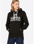 ALPHA INDUSTRIES Mikina 'Foam Print' čierna / biela - Pepit.sk