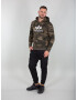 ALPHA INDUSTRIES Mikina hnedá / olivová / biela - Pepit.sk