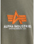 ALPHA INDUSTRIES Mikina olivová / neónovo oranžová / biela - Pepit.sk