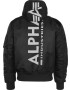 ALPHA INDUSTRIES Prechodná bunda čierna / biela - Pepit.sk