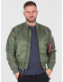 ALPHA INDUSTRIES Prechodná bunda 'MA-1 VF 59' hnedá / tmavozelená / červená - Pepit.sk