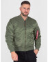 ALPHA INDUSTRIES Prechodná bunda 'MA-1 VF 59' hnedá / tmavozelená / červená - Pepit.sk