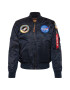 ALPHA INDUSTRIES Prechodná bunda 'VF NASA' tmavomodrá - Pepit.sk