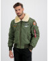 ALPHA INDUSTRIES Zimná bunda 'Injector III Air Force' kaki / zmiešané farby - Pepit.sk