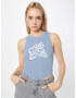 BDG Urban Outfitters Top 'YOU MATTER' dymovo modrá / biela - Pepit.sk