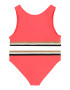 BOSS Kidswear Bikiny oranžovo červená / čierna / biela - Pepit.sk