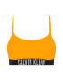 Calvin Klein Swimwear Bikinový top 'Intense Power' oranžová / čierna / biela - Pepit.sk