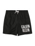 Calvin Klein Swimwear Plavecké šortky čierna / biela - Pepit.sk