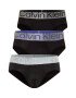 Calvin Klein Underwear Nohavičky striebornosivá / fialová / čierna / biela - Pepit.sk