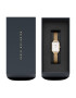 Daniel Wellington Analógové hodinky 'Quadro Pressed Evergold G White' zlatá / biela - Pepit.sk