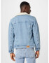 HOLLISTER Prechodná bunda krémová / modrá denim - Pepit.sk