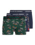 JACK & JONES Boxerky 'CAPTAIN' námornícka modrá / kaki / oranžová / biela - Pepit.sk