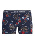 JACK & JONES Boxerky 'CAPTAIN' námornícka modrá / kaki / oranžová / biela - Pepit.sk