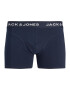 JACK & JONES Boxerky 'CAPTAIN' námornícka modrá / kaki / oranžová / biela - Pepit.sk