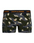 JACK & JONES Boxerky 'Cramp' tmavosivá / tmavozelená / oranžová / čierna - Pepit.sk