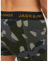 JACK & JONES Boxerky 'Cramp' tmavosivá / tmavozelená / oranžová / čierna - Pepit.sk