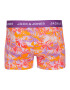 JACK & JONES Boxerky 'Damian' námornícka modrá / vodová / fialová / oranžová - Pepit.sk