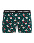 JACK & JONES Boxerky 'DASH' tmavozelená / červená / vínovo červená / čierna - Pepit.sk