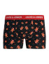 JACK & JONES Boxerky 'DASH' tmavozelená / červená / vínovo červená / čierna - Pepit.sk