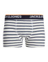 JACK & JONES Boxerky 'Dave' námornícka modrá / oranžová / koralová / šedobiela - Pepit.sk