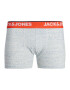 JACK & JONES Boxerky 'Dave' námornícka modrá / oranžová / koralová / šedobiela - Pepit.sk