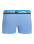 JACK & JONES Boxerky 'DAVIE' námornícka modrá / kráľovská modrá / svetlomodrá / tmavosivá - Pepit.sk