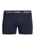 JACK & JONES Boxerky dymovo modrá / tmavozelená / čierna / biela - Pepit.sk