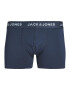 JACK & JONES Boxerky 'Fiesta' námornícka modrá / kráľovská modrá / tmavozelená / šedobiela - Pepit.sk