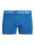 JACK & JONES Boxerky 'Fiesta' námornícka modrá / kráľovská modrá / tmavozelená / šedobiela - Pepit.sk