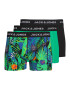 JACK & JONES Boxerky 'FLOWER' modrá / svetlozelená / fialová / čierna - Pepit.sk