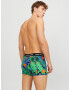 JACK & JONES Boxerky 'FLOWER' modrá / svetlozelená / fialová / čierna - Pepit.sk