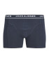 JACK & JONES Boxerky 'FREMONT' námornícka modrá / azúrová / nebesky modrá / šedobiela - Pepit.sk