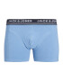 JACK & JONES Boxerky 'FREMONT' námornícka modrá / azúrová / nebesky modrá / šedobiela - Pepit.sk