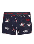 JACK & JONES Boxerky 'HAPPY XMAS' piesková / námornícka modrá / červená / biela - Pepit.sk