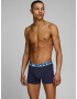 JACK & JONES Boxerky 'Henrik' tmavomodrá / tmavooranžová / červená / čierna / biela - Pepit.sk