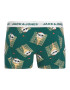 JACK & JONES Boxerky 'ICE' námornícka modrá / zelená / kaki / biela - Pepit.sk