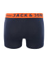 JACK & JONES Boxerky 'Jacsense' tmavomodrá / oranžová - Pepit.sk