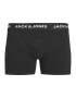 JACK & JONES Boxerky 'JORDAN' svetlosivá / tmavozelená / čierna - Pepit.sk