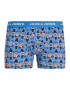 JACK & JONES Boxerky 'Kapaa' modrá / námornícka modrá / dymovo modrá / oranžová - Pepit.sk