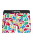 JACK & JONES Boxerky 'KEITH HARING' malinová / svetloružová / čierna / biela - Pepit.sk