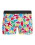 JACK & JONES Boxerky 'KEITH HARING' malinová / svetloružová / čierna / biela - Pepit.sk