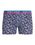 JACK & JONES Boxerky 'KELAND' modrá / námornícka modrá / sivá melírovaná / ružová - Pepit.sk