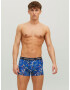 JACK & JONES Boxerky kráľovská modrá / jedľová / červená / biela - Pepit.sk