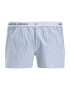 JACK & JONES Boxerky modrá / čierna / biela - Pepit.sk